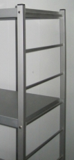 Regalstnder Aluminium Breite 400mm x Hhe 1800mm