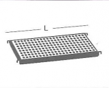 Regalboden Edelstahl gelocht 300mm x 1000mm